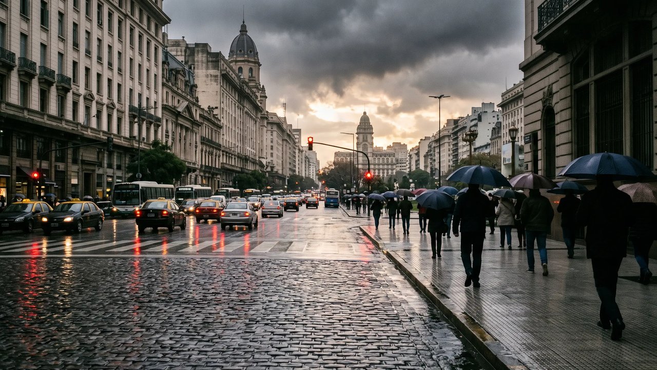 Jueves de tormentas en la Ciudad: cuándo para la lluvia y cómo sigue el fin de semana